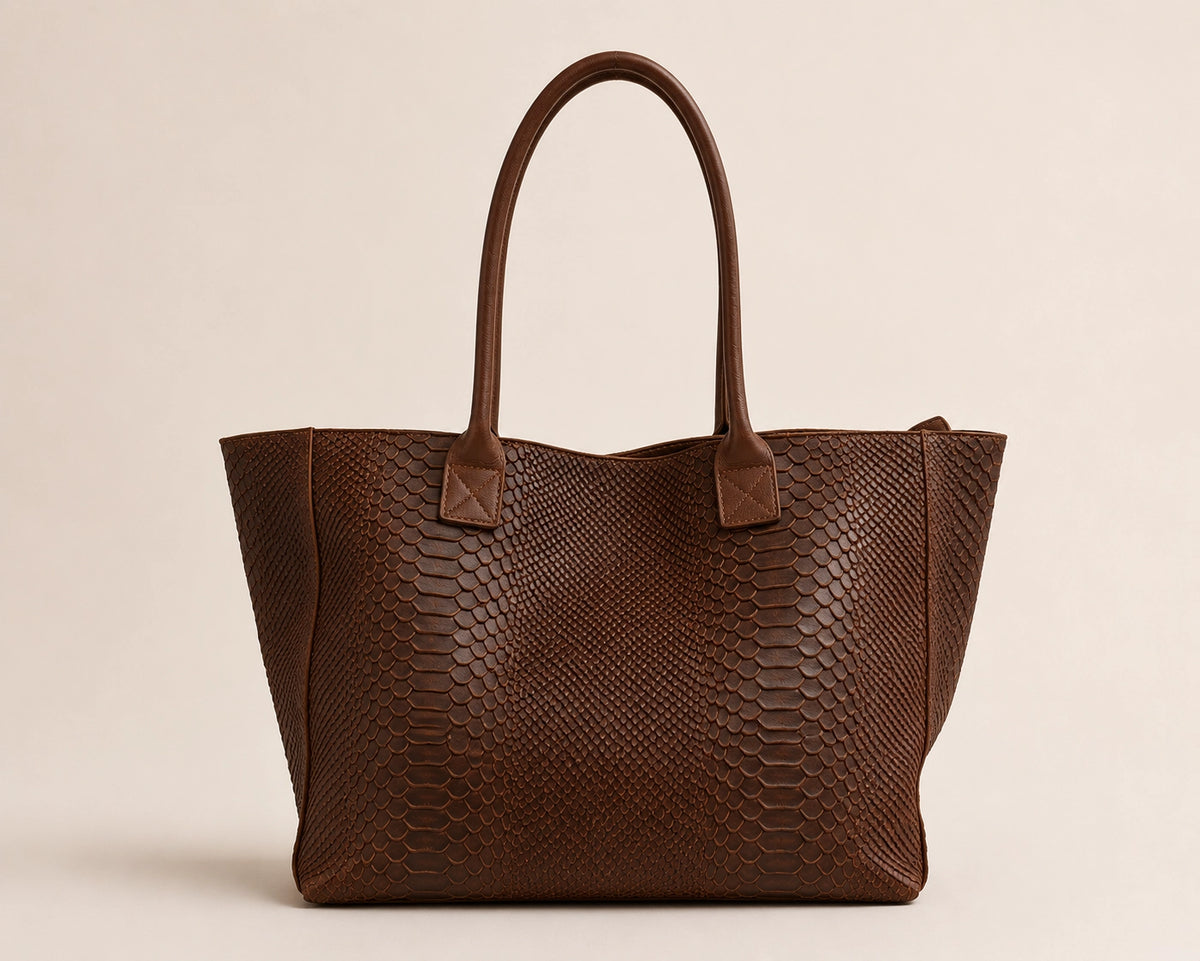 Sac à main LOLITA –coloris marron- cuir italien 🇮🇹