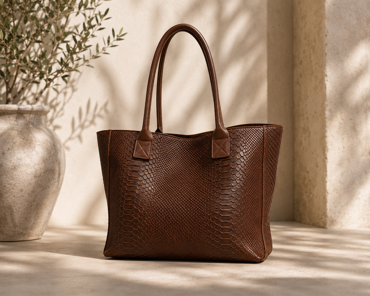 Sac à main LOLITA –coloris marron- cuir italien 🇮🇹